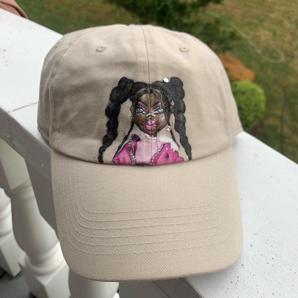 Hand painted BRATZ doll hat